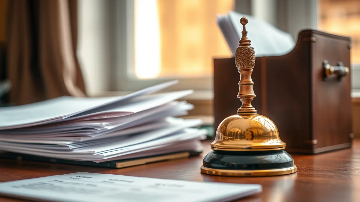 Illustration: A printed social media calendar on a shelf, next to a coffee cup and a laptop showing a Facebook page with likes and comments